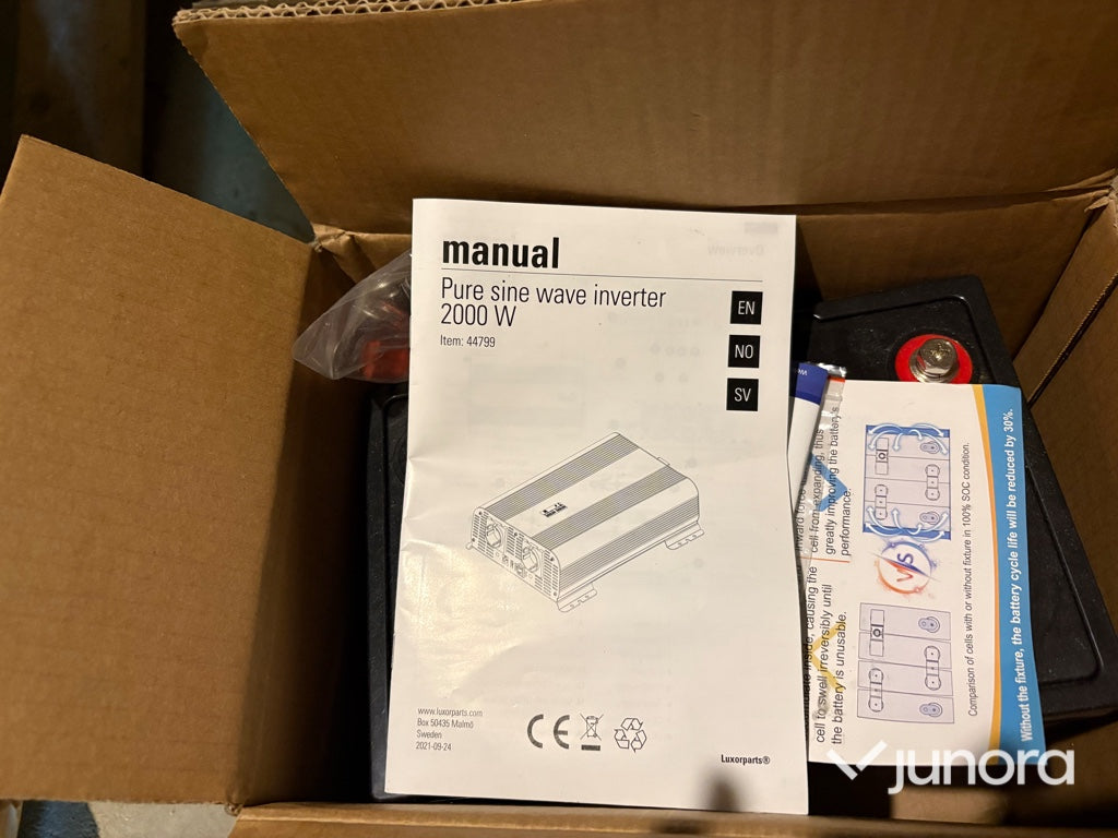 Solcellspaket off-grid – VEVOR Hybrid 3500W med Luxorparts 2000W växelriktare