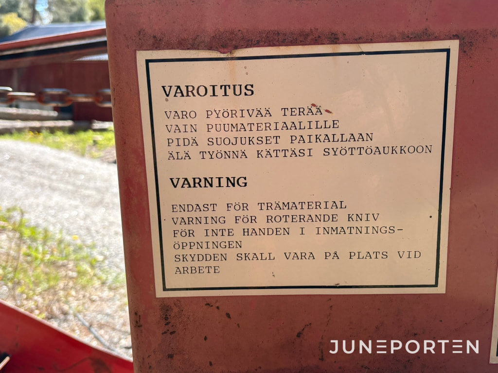 Vedklipp Pilke Patu traktordriven