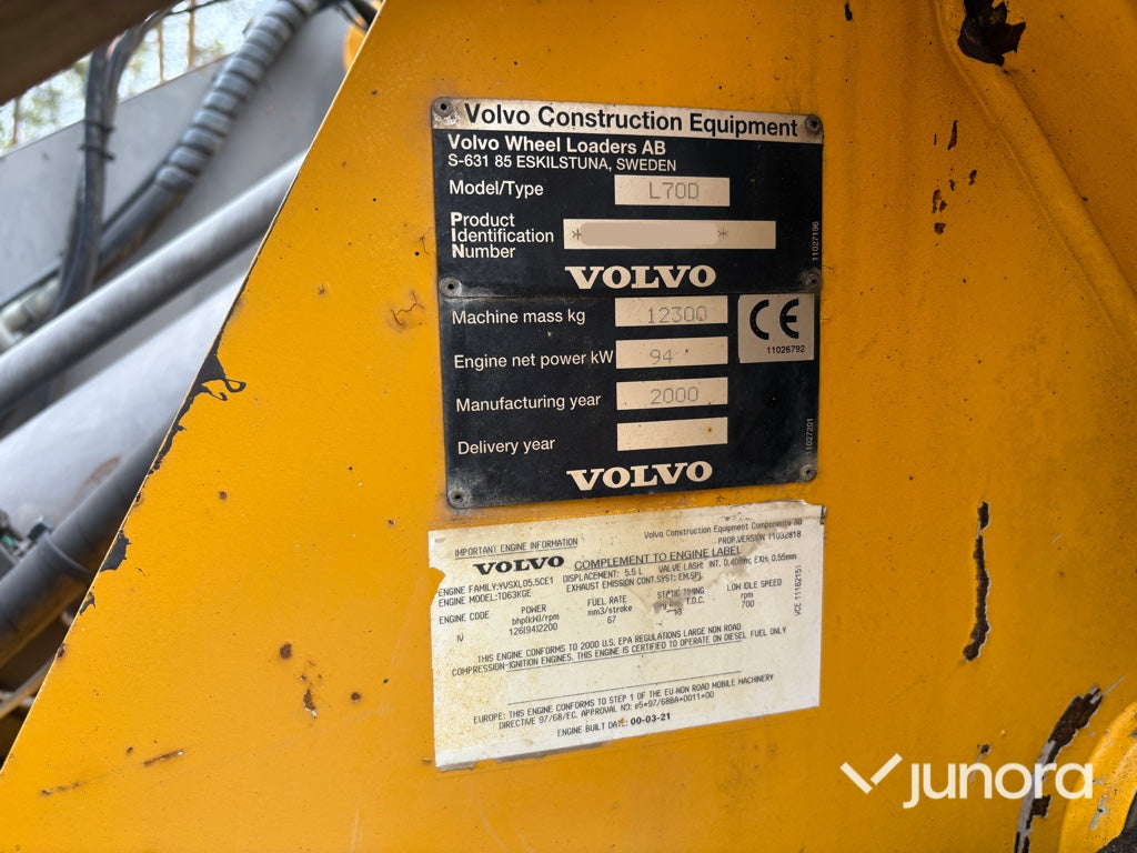 Hjullastare - Volvo, L70D