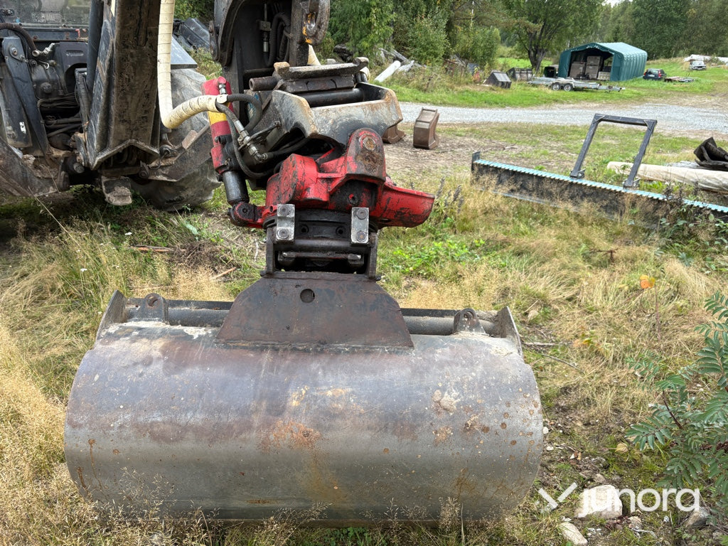 Traktor grävare