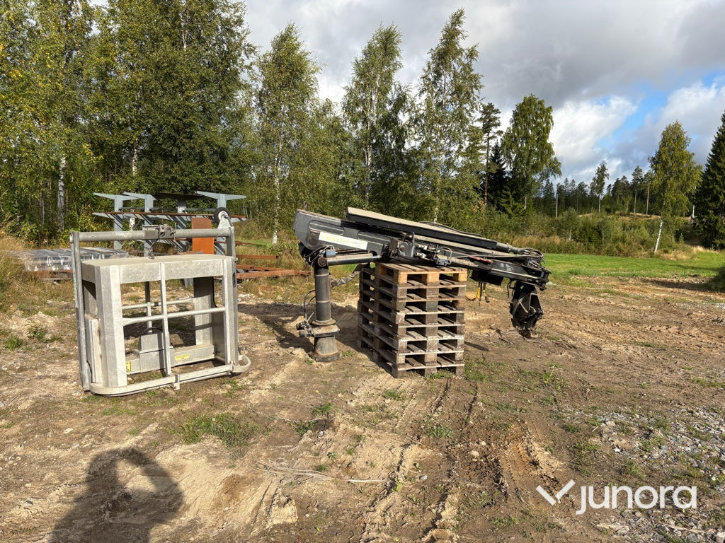 Traktor grävare