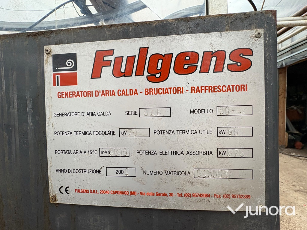 Varmluftsgenerator – Fulgens