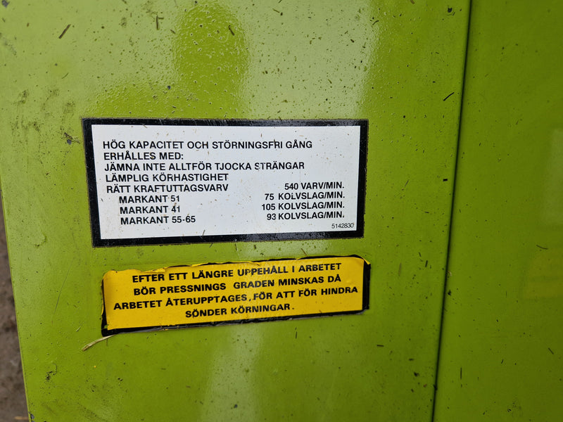 Hårdpress - Claas Markant 51