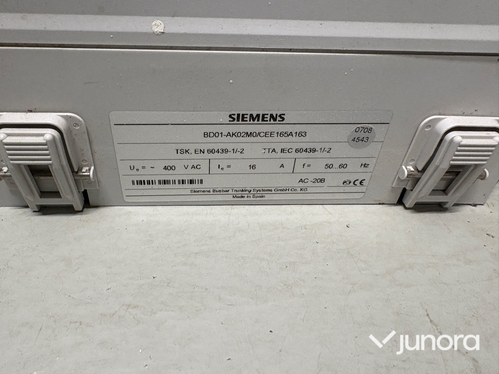 Kraftskena - Siemens, 20 meter med tillbehör