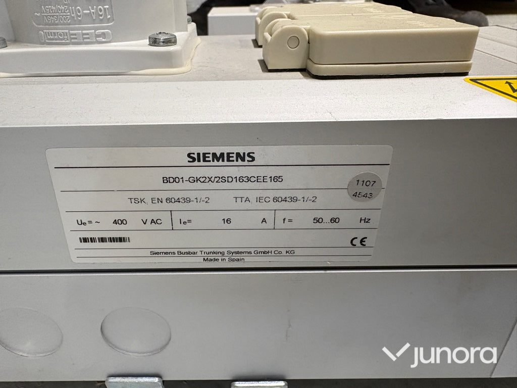 Kraftskena - Siemens, 20 meter med tillbehör