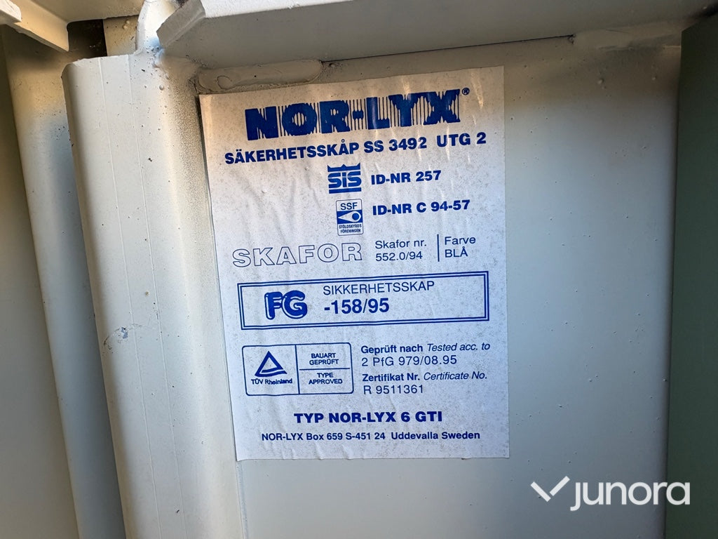 Vapenskåp - NOR-LYX, 6 GTI