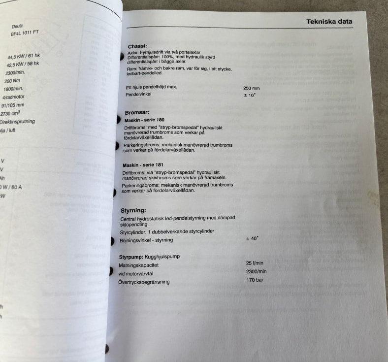 Hjullastare Volvo L30 med redskap
