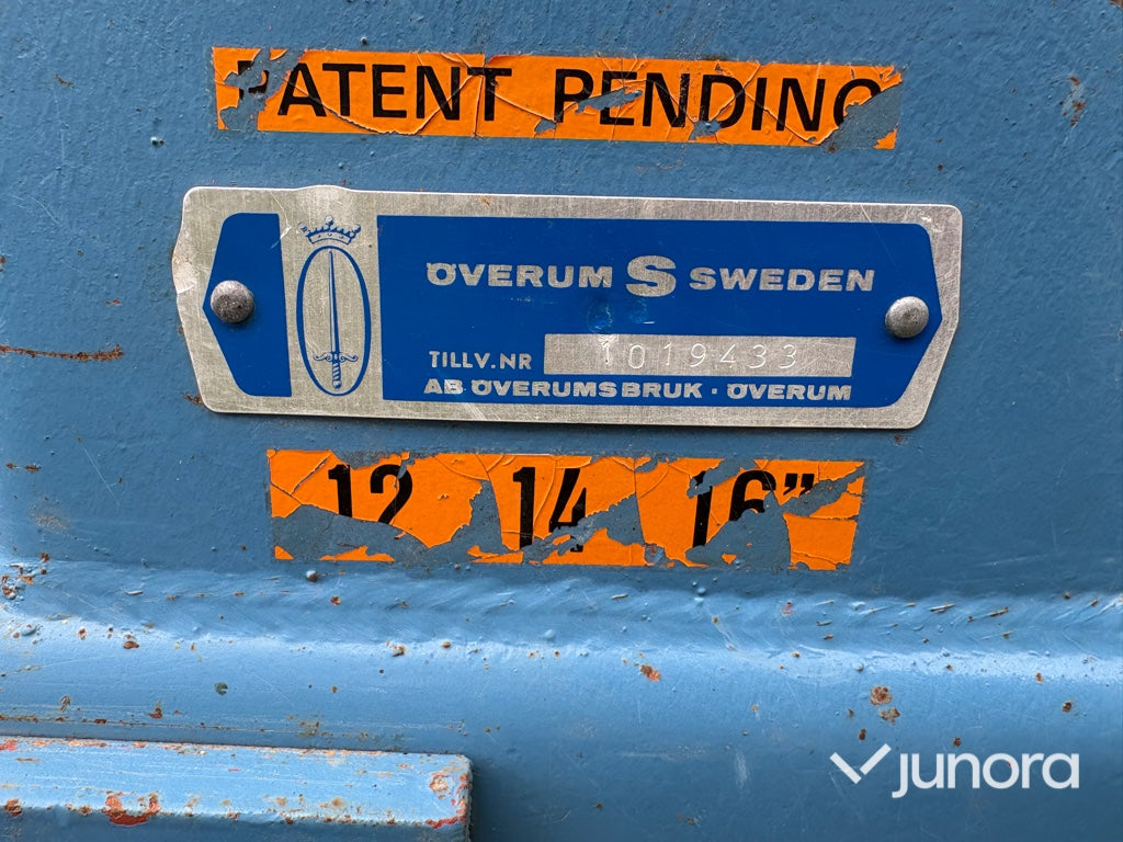 Tegplog / S-plog Överum