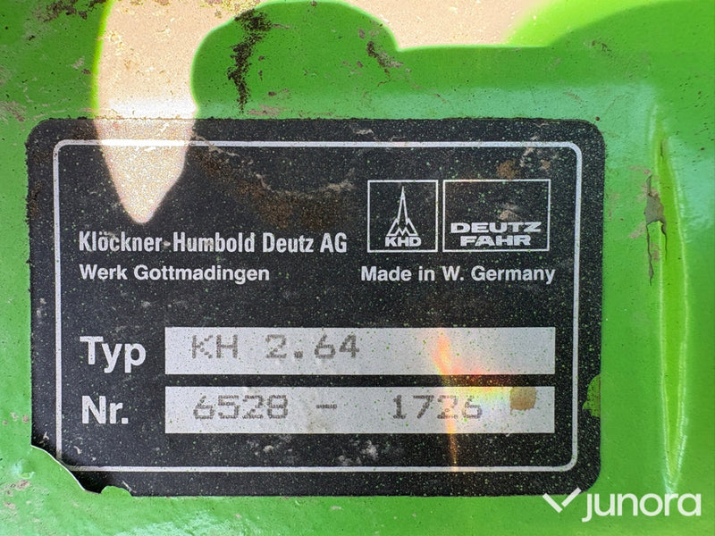 Hövändare Deutz-Fahr KH 2.64