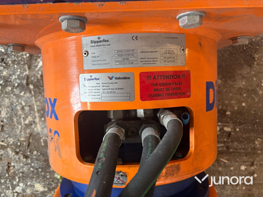 Stubborrmaskin - Dipperfox Stump Crusher 400