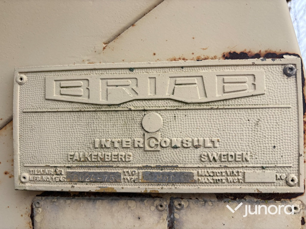 Betongbalja - Briab, M9C, 8m³