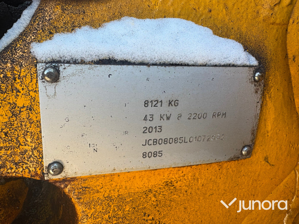 Grävmaskin - JCB, 8085 ZTS