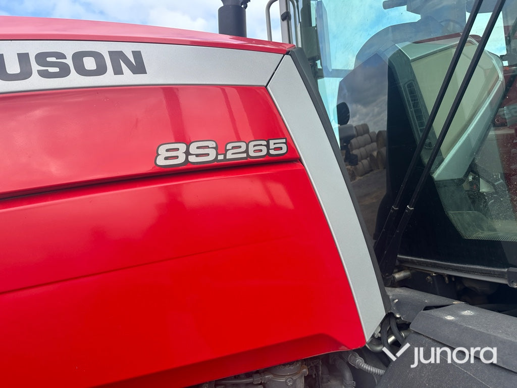 Traktor med fronlyft - Massey Ferguson, MF8S.265