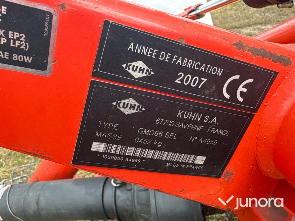 Slåttermaskin - Kuhn, GMD66 Select