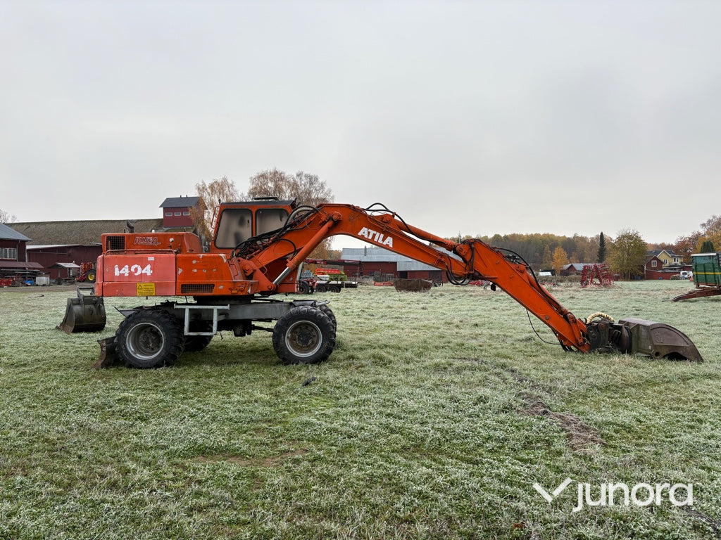 Hjulgrävare - Atlas 1304 med tiltrotator + redskap