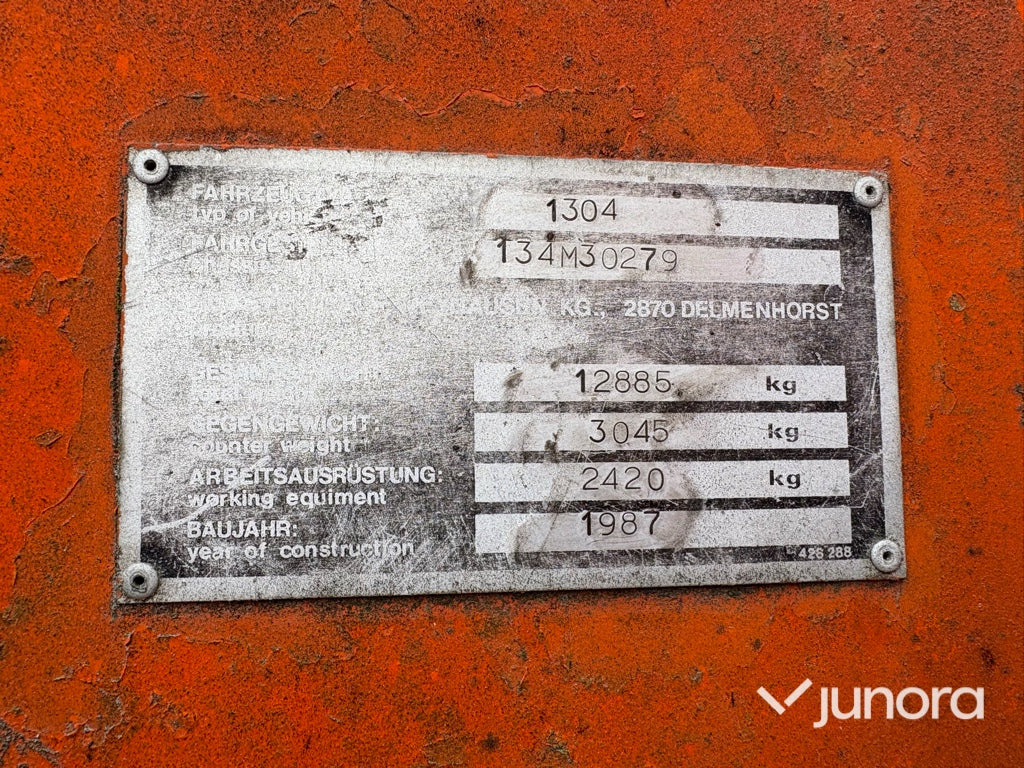 Hjulgrävare - Atlas 1304 med tiltrotator + redskap