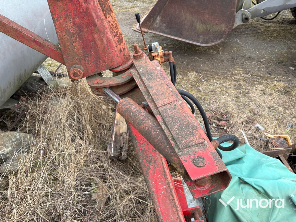 Timmersvagn - Vinch med kran