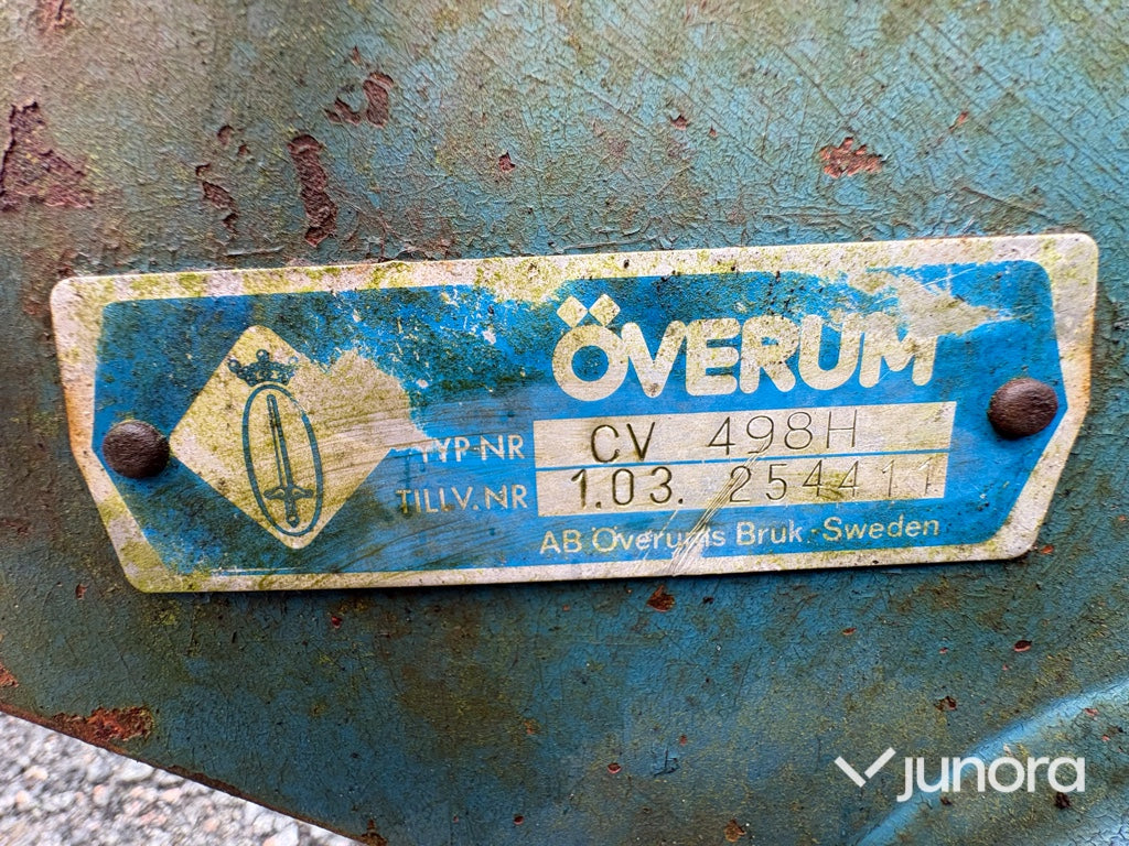 Växelplog - Överum, CV 498H