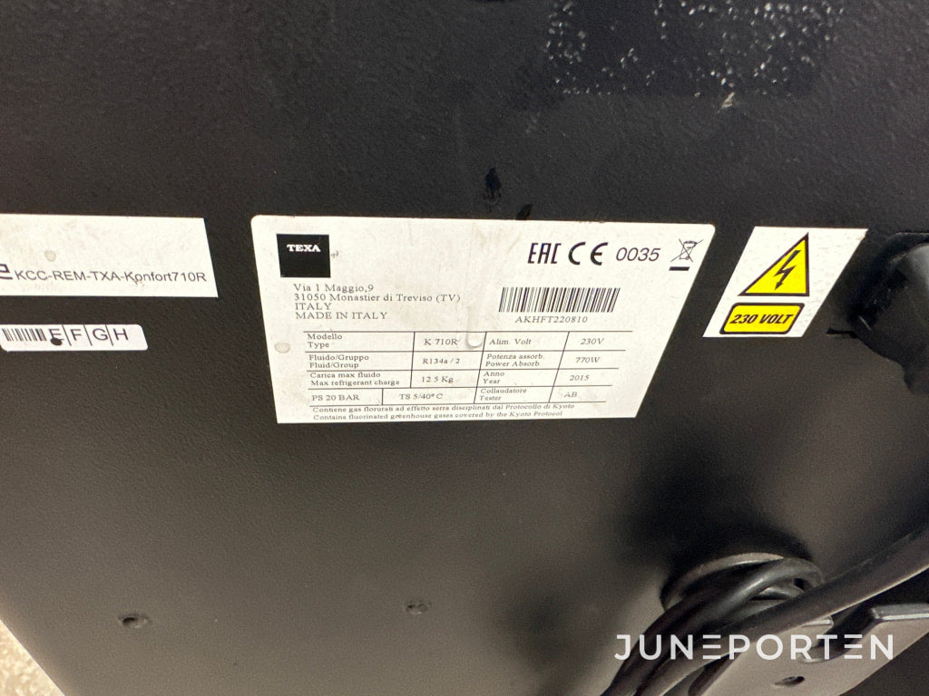 Luftkonditioneringsmaskin Texa Konfort 710R R134a