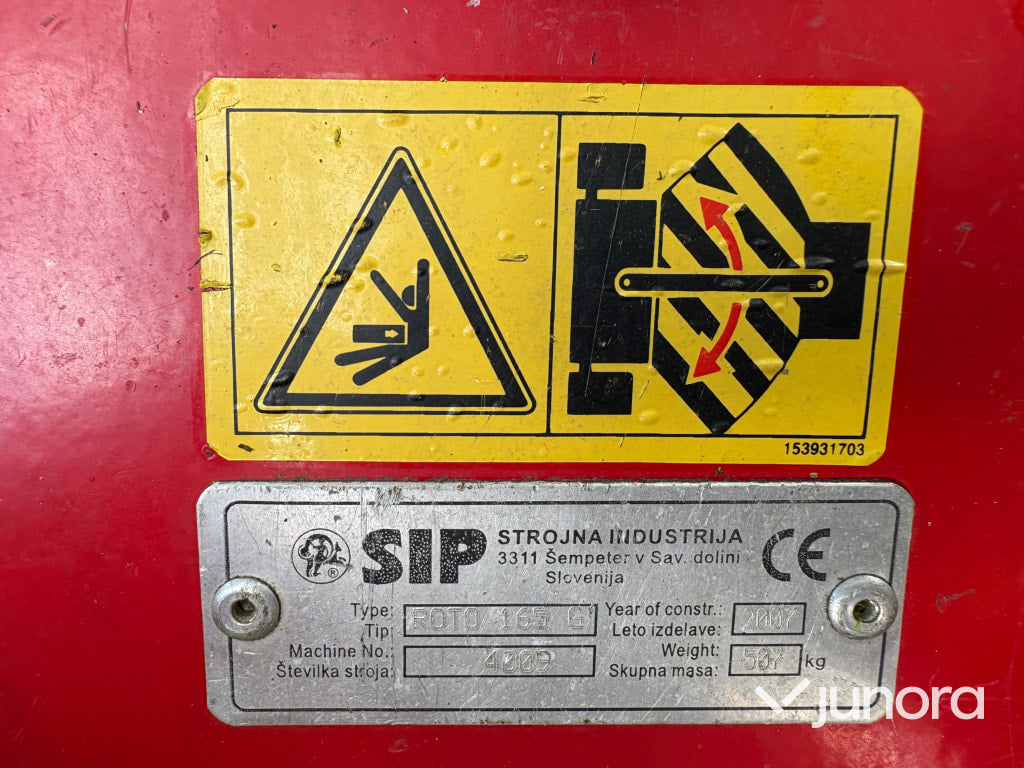 SIP ROTO 185G-slåttermaskin