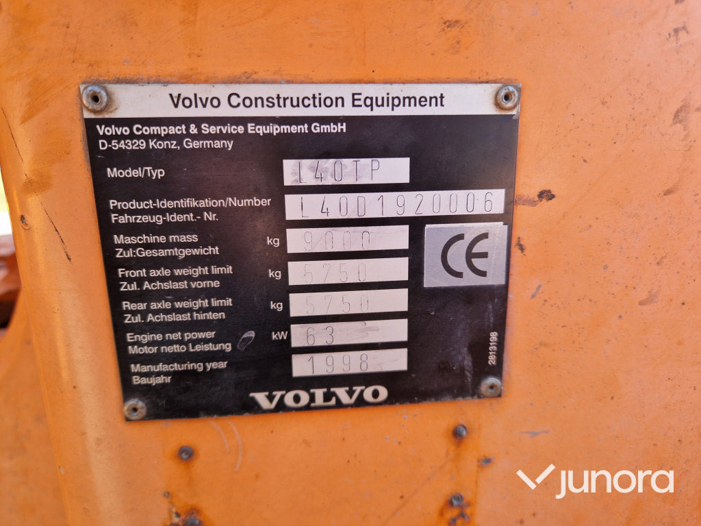 Hjullastare Volvo L40