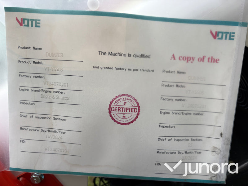 Mini Dumper VOTE