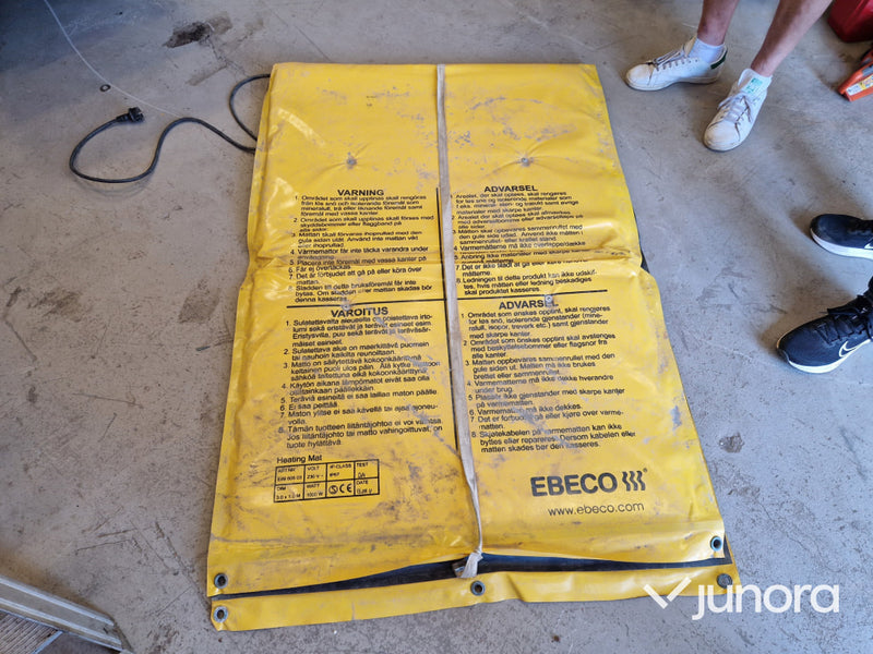 Värmemattor Ebeco 1000 W , 8 Stycken