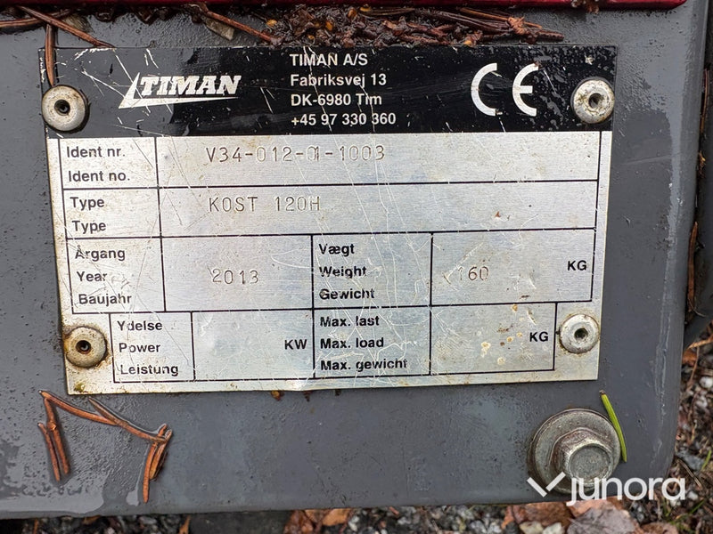 Redskapsbärare +Sandspridare + Sopvals - Timan, VPM-3400