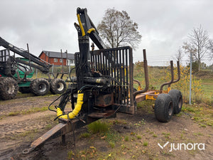 Skogsvagn Moheda 10 ton med kran