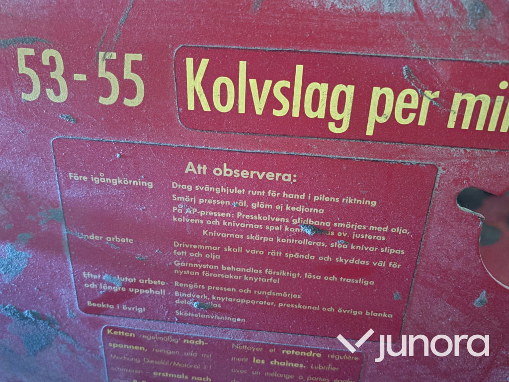 Komplett Löspress Welger 350 WSA