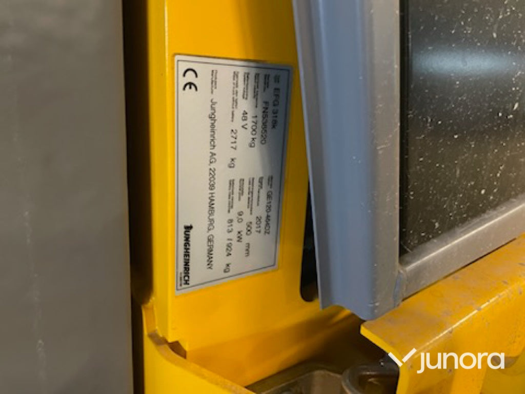 Gaffeltruck - Jungheinrich EFG 318K
