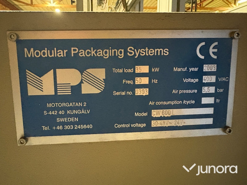 Packeringsrobot - Modular Packaging Systems CW 600 L
