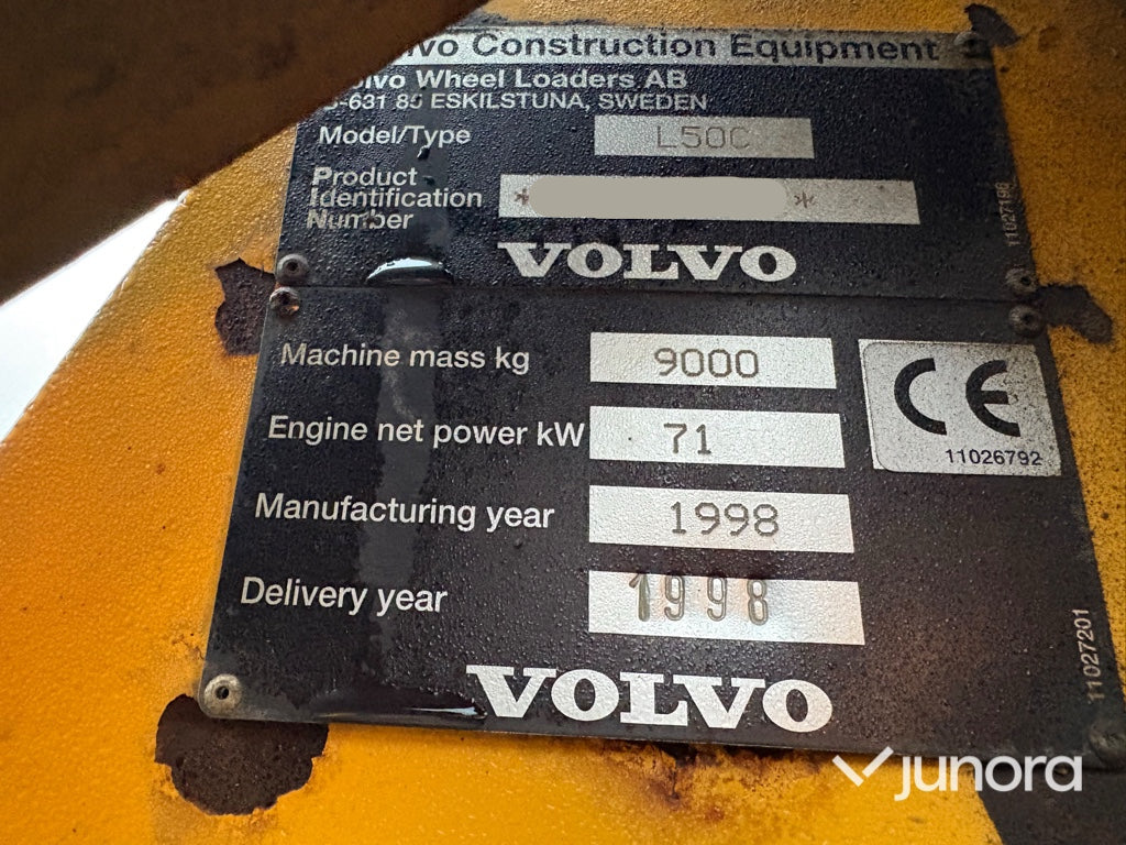 Hjullastare - Volvo L70C med skevfäste