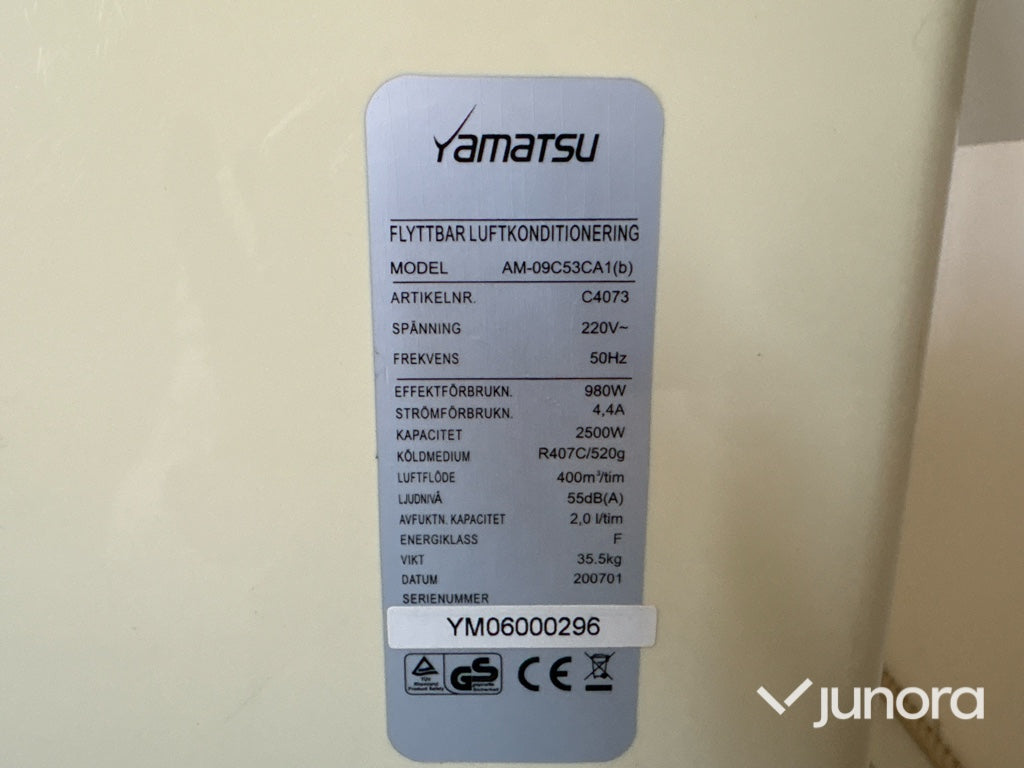 Flyttbar AC - Yamatsu, AM-09C53CA1(b)