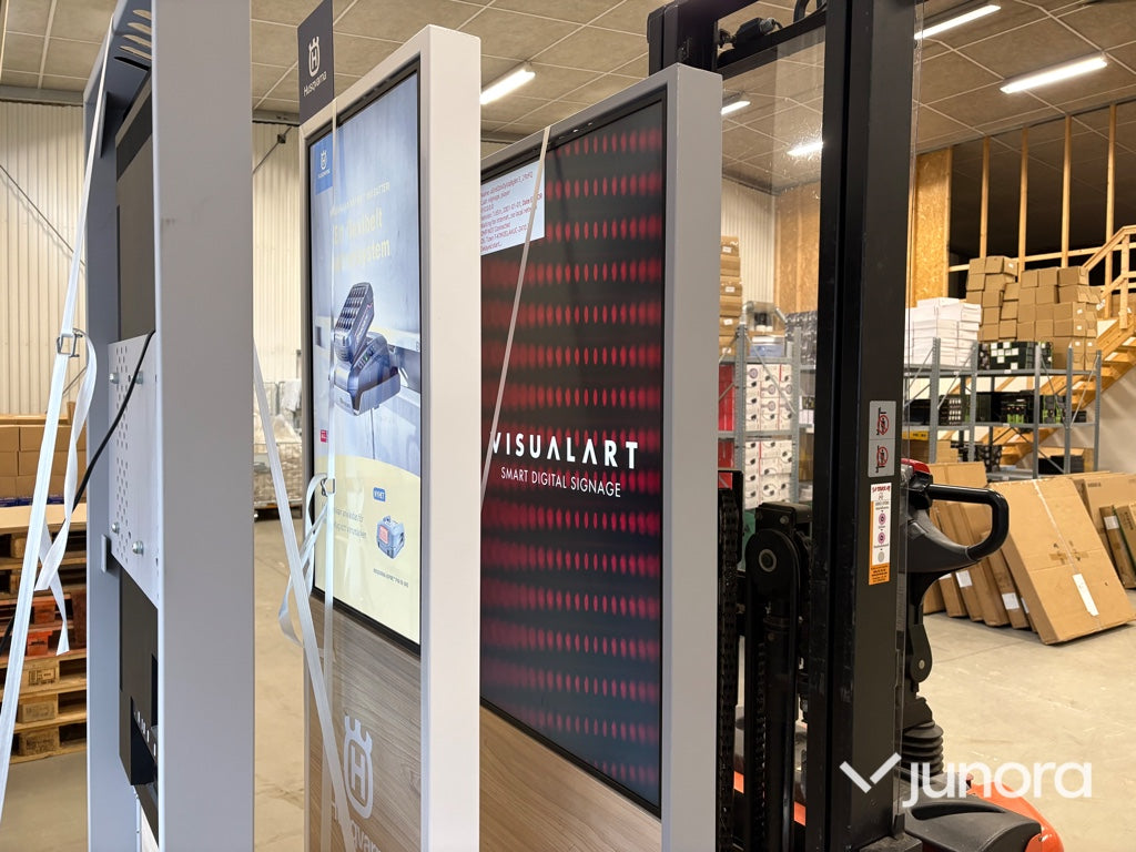 Digital reklamskylt / Informationsdisplay - Med inbyggd TV, 3 st