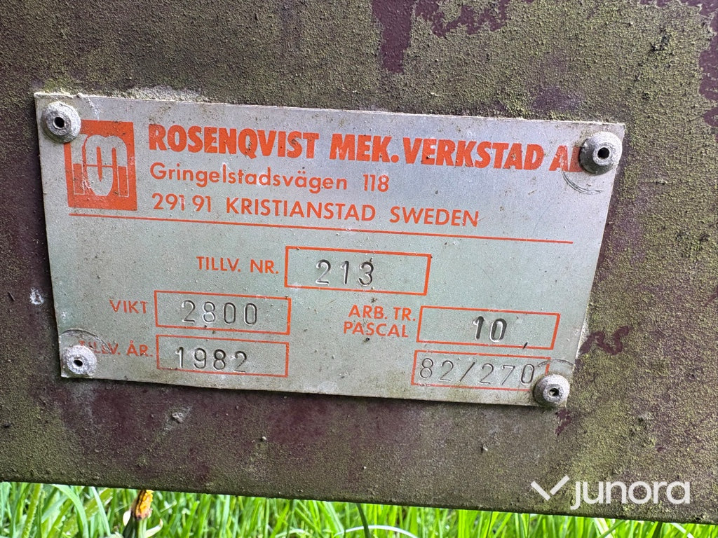 Bevattningsmaskin - RMV, 82/270