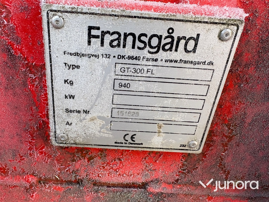 Schaktblad - Fransgård GT-300 FL