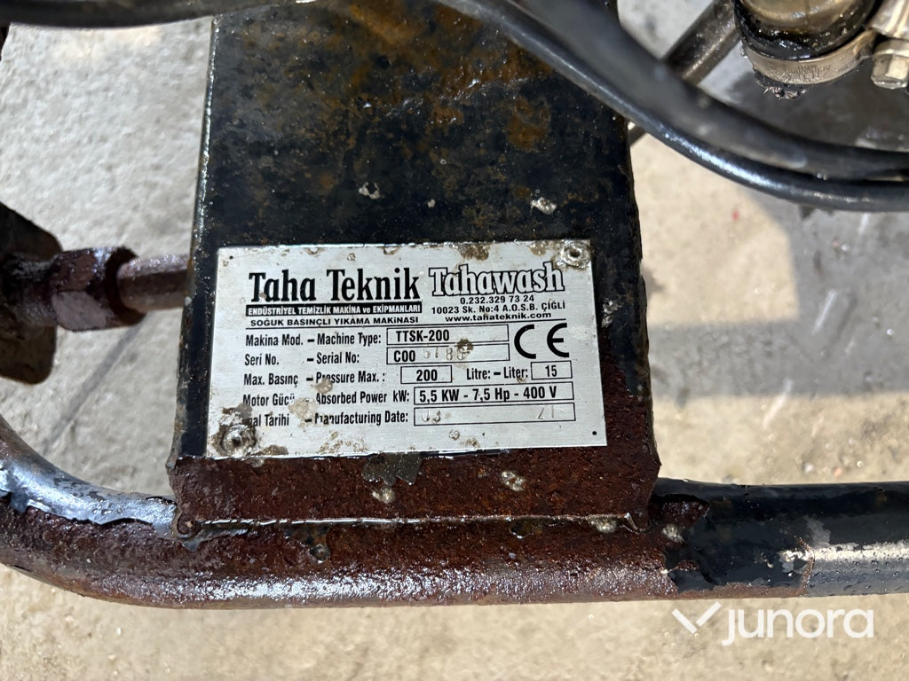 Högtryckstvätt - Taha Teknik,  TTSK - 200