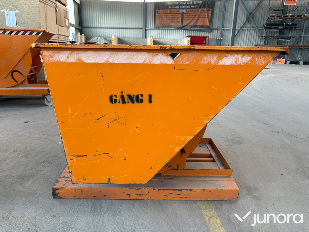 Tippcontainer - Bauer, AK 'S', 1 000 kg
