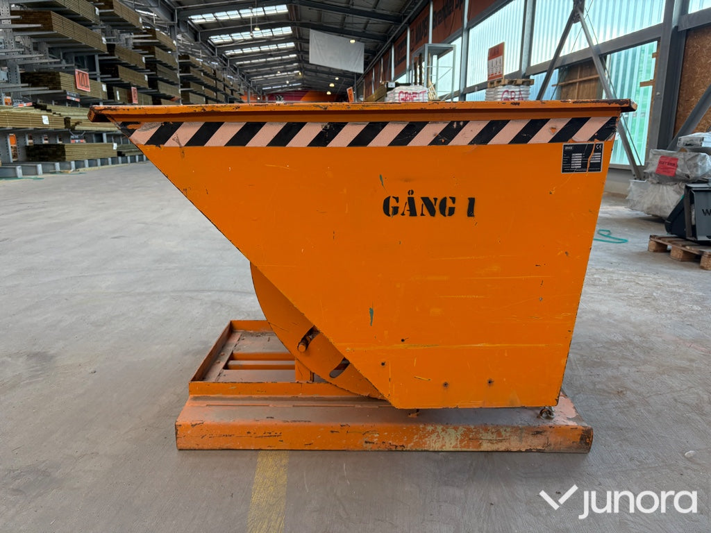 Tippcontainer - Bauer, AK 'S', 1 000 kg