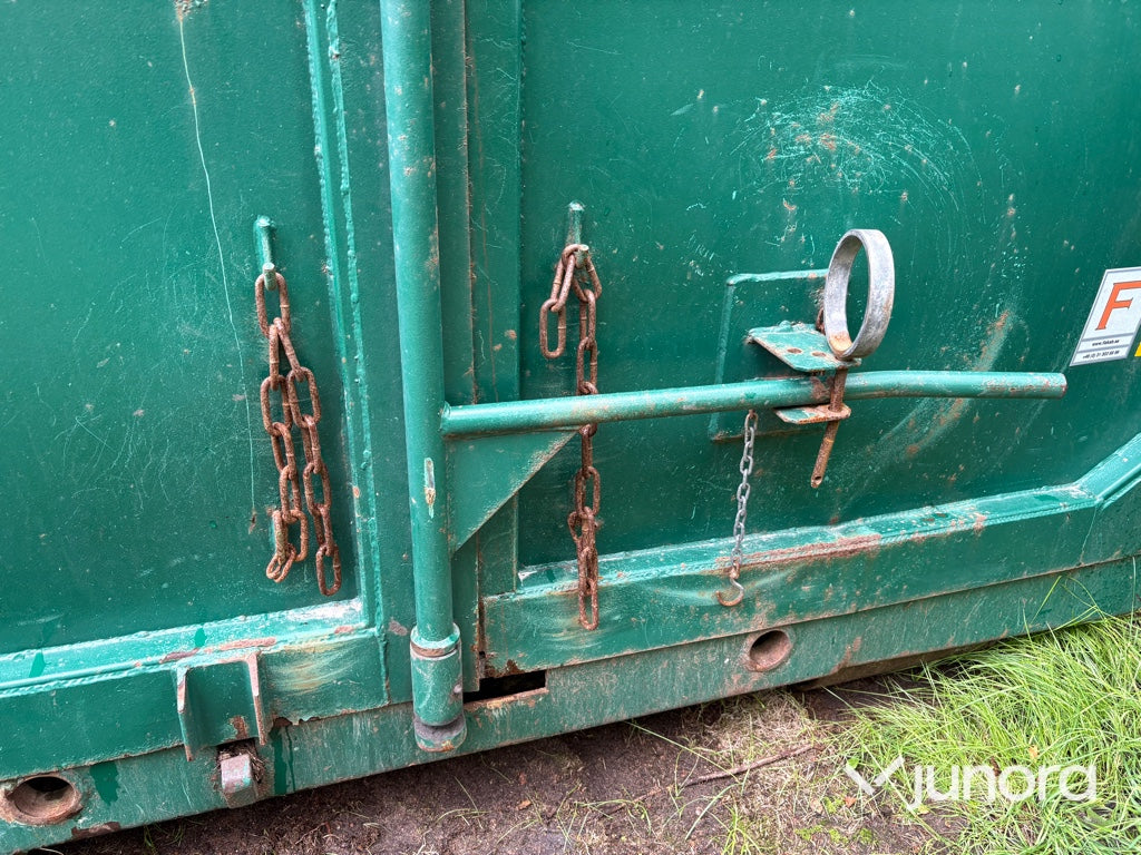 Lastväxlarcontainrar med rullkapell 3 st – Flakab 42 m³