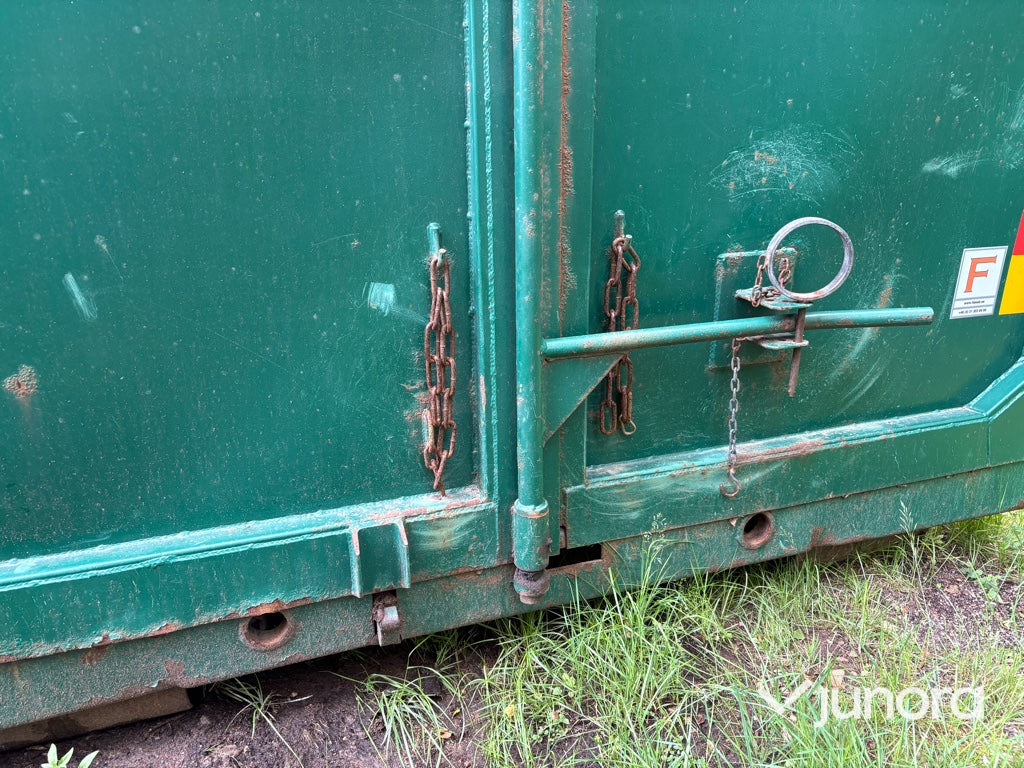 Lastväxlarcontainrar med rullkapell 3 st – Flakab 42 m³