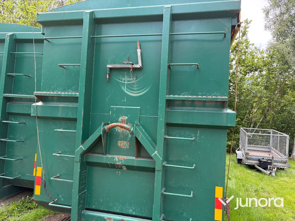 Lastväxlarcontainrar med rullkapell 3 st – Flakab 42 m³
