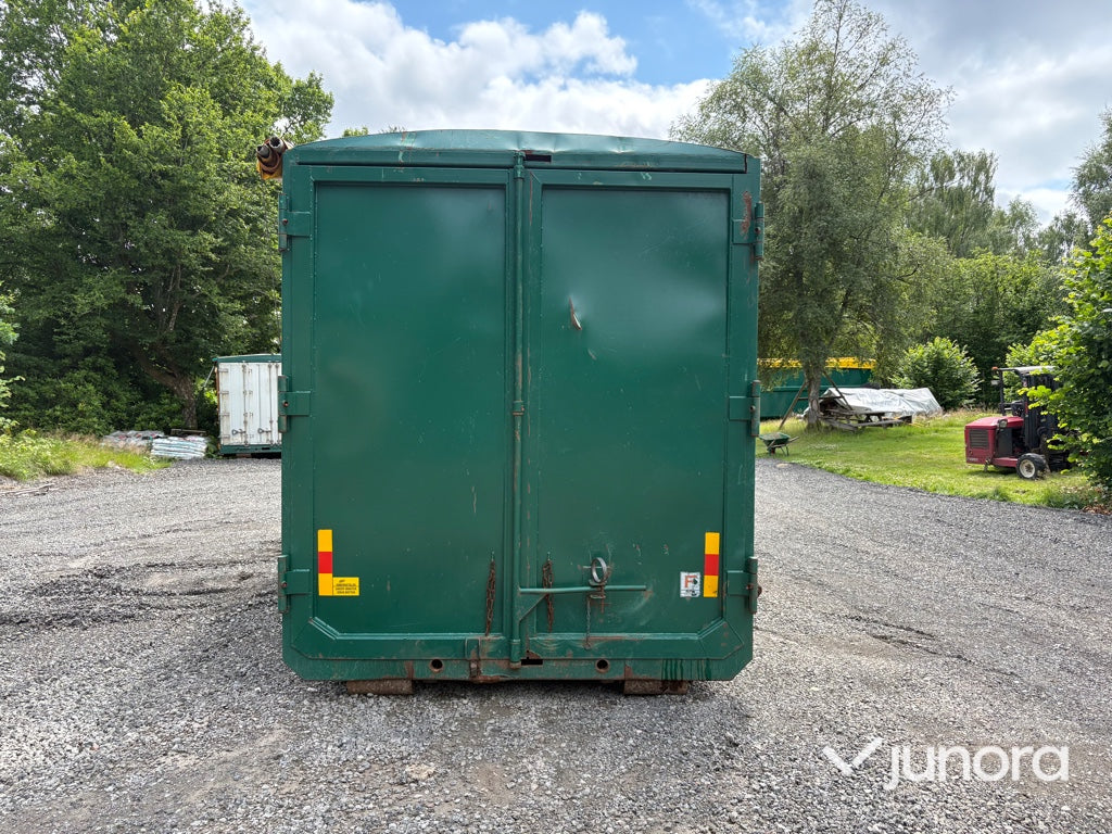 Lastväxlarcontainrar med rullkapell 3 st – Flakab 42 m³