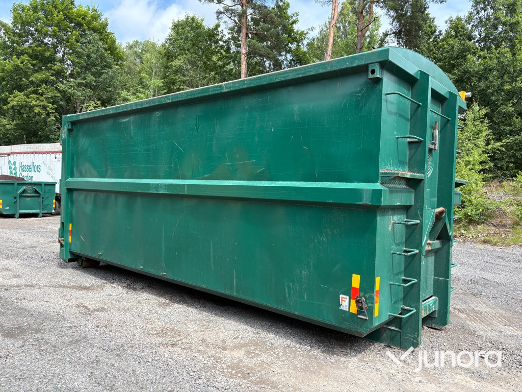 Lastväxlarcontainrar med rullkapell 3 st – Flakab 42 m³