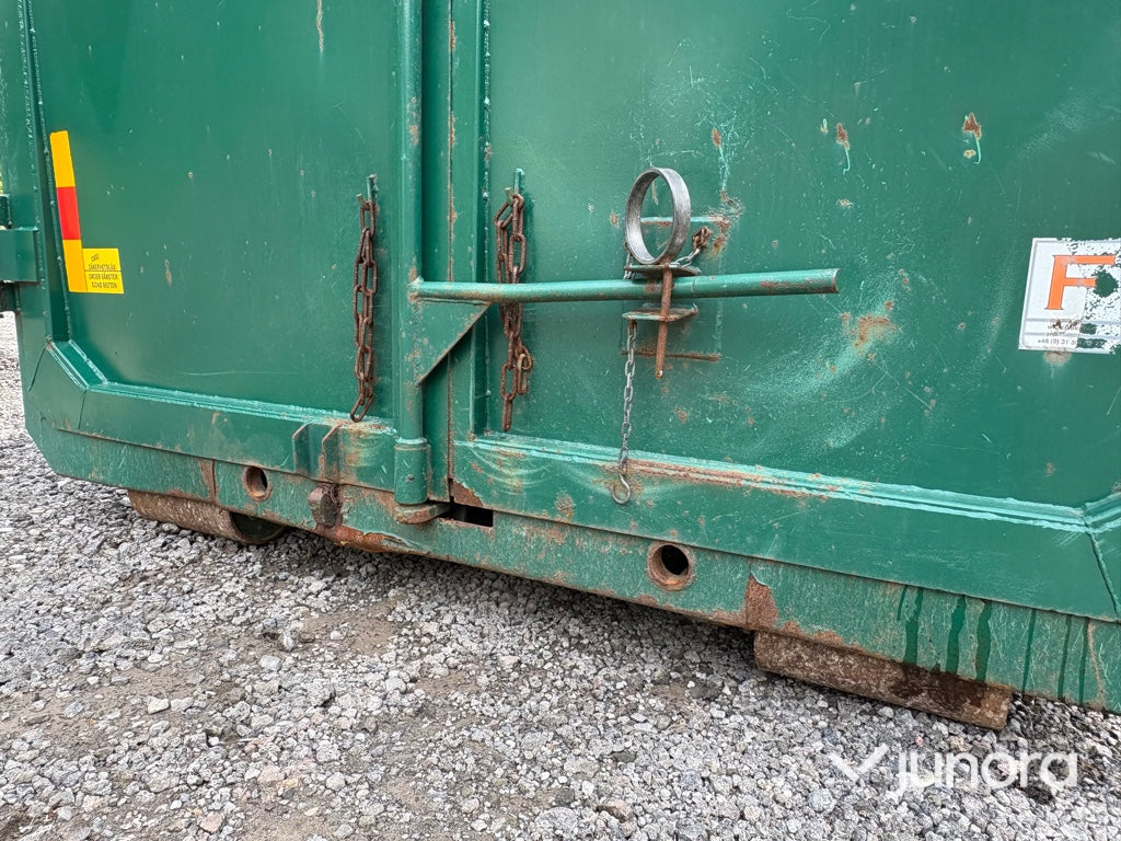 Lastväxlarcontainrar med rullkapell 3 st – Flakab 42 m³