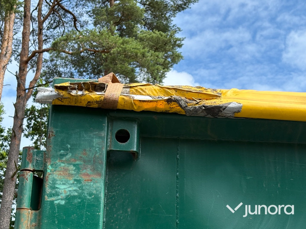 Lastväxlarcontainrar med rullkapell 3 st – Flakab 42 m³