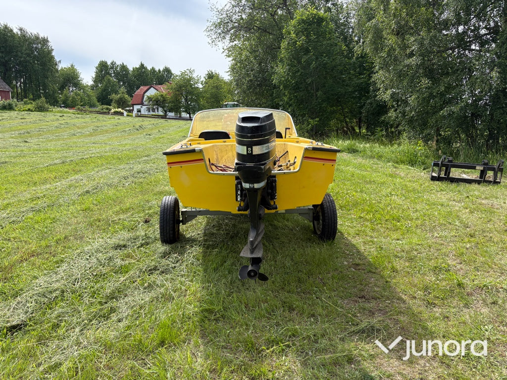 Motorbåt med trailer - Crescent, Mercury 50 hk