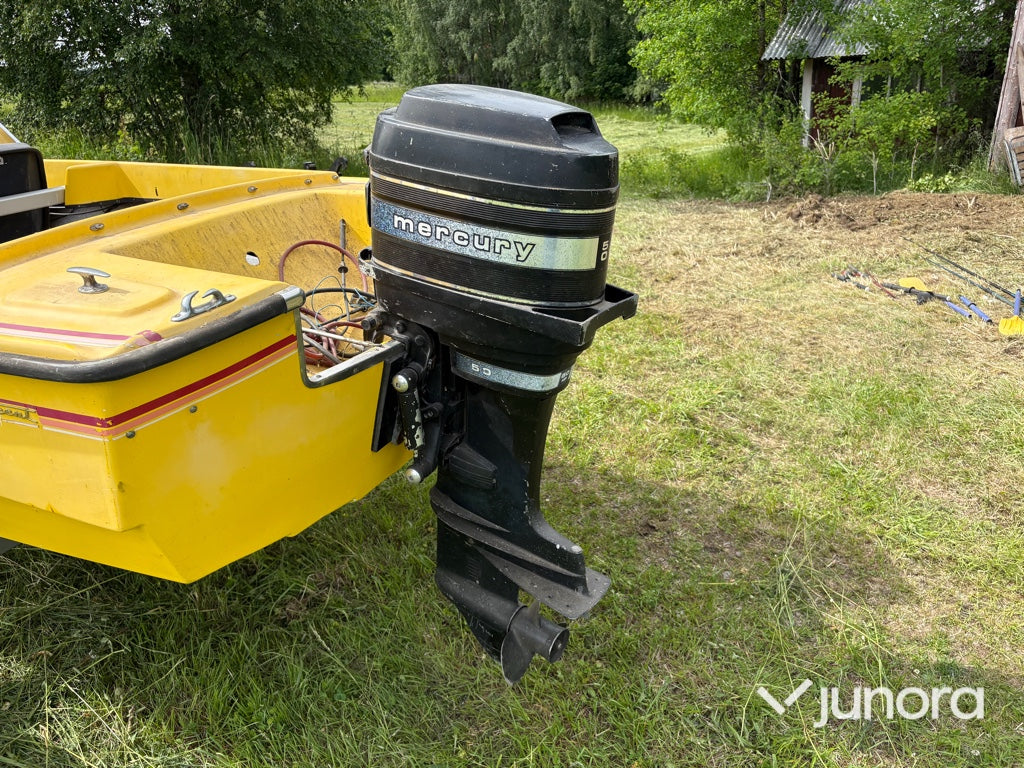 Motorbåt med trailer - Crescent, Mercury 50 hk
