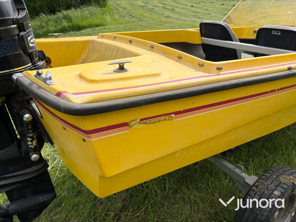 Motorbåt med trailer - Crescent, Mercury 50 hk